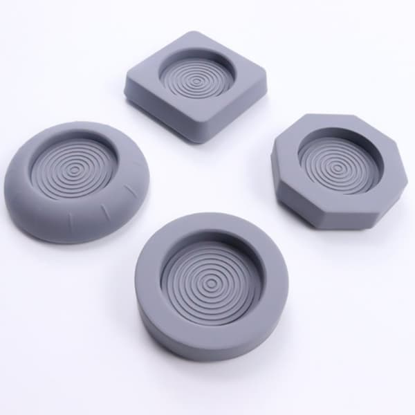 INF 4-Pack Silikon Vaskemaskin Fotputer Grå