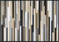 Miniatyrbild 3 av 4: Tvätta + torka - 80596 - tvätta + torka Dörrmatta, Mikado Stripes Nature 60x85cm, inomhus och utomhus, Tvättbar