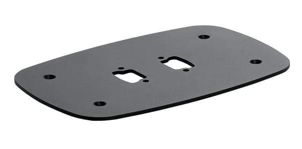 PFF 7060 Floor Mounting Plate Black