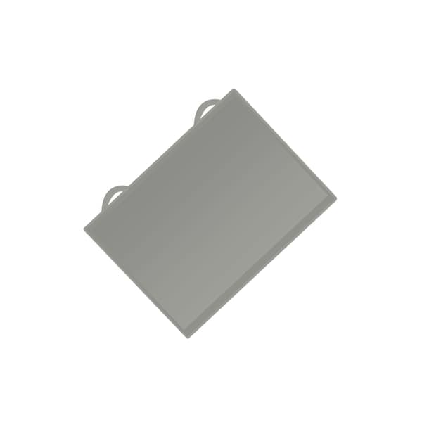 INF 22-tums grå silikon non-stick ugnsmatta - återanvändbar ugnsfolie