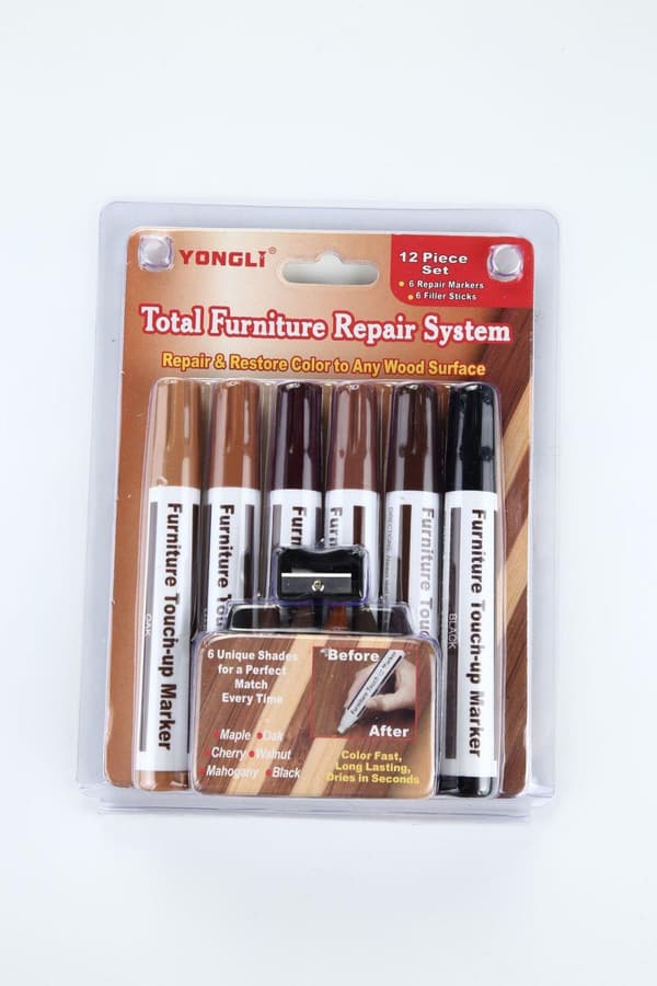 Lollanda Møbel Reparation Pen - Pakke med 12 stk.