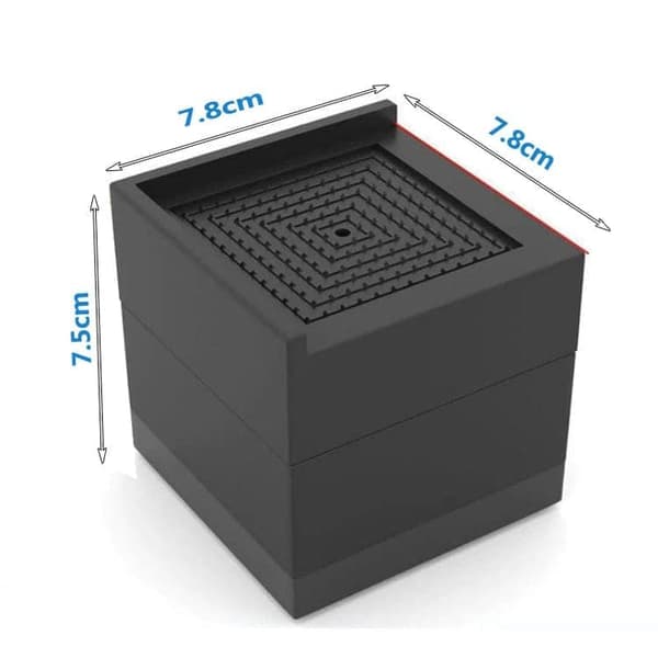 OBOSOE 4-Pack Huonekalujen Korotus – Huonekalujen Jalkakorotus 3 tuumaa | Huonekalutyynyt / Jalat tuolille ja sohvalle – Lattiasuojat