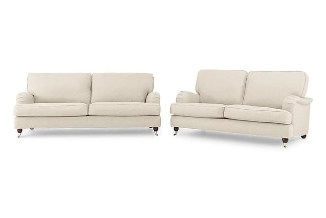 Howard Lyx Sofagruppe 3-pers+2-pers Beige
