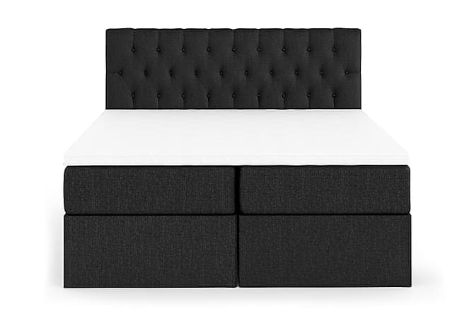 Boxy Box Bed 180x200 cm Seng med Opbevaring Sort