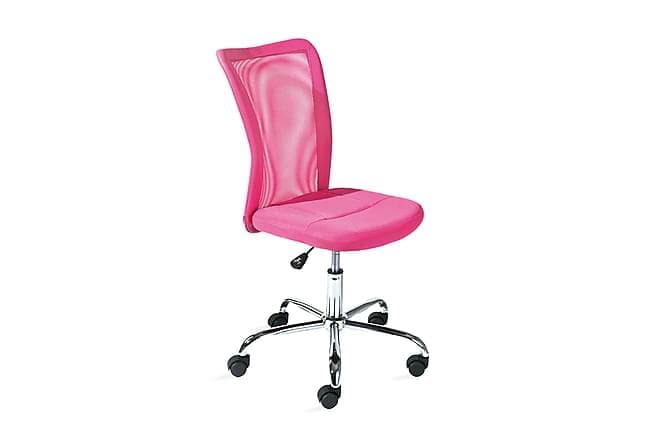 BONNIE Kontorstol Barn Kunstlaer Rosa