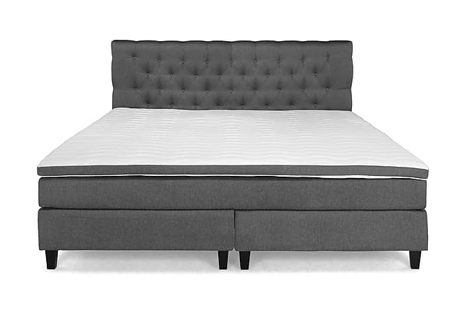 PEARL Basic Kontinentalsäng 210 Fast/Fast Elastiskt Skum Grå