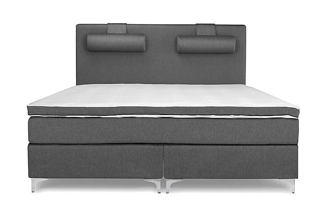 PEARL Comfort Kontinentalsäng 180 Fast/Fast Latex Grå