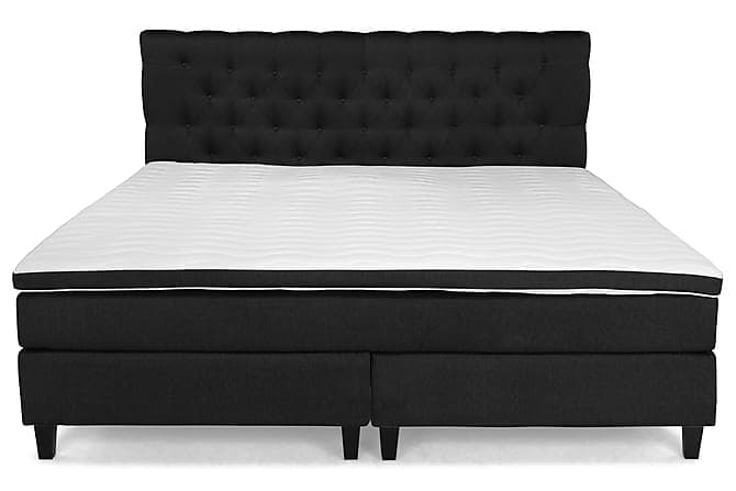 PEARL Basic Kontinentalsäng 210x210 Svart