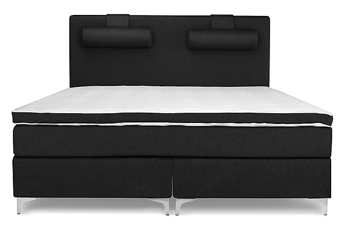 PEARL Comfort Kontinentalsäng 160 Fast/Fast Latex Svart