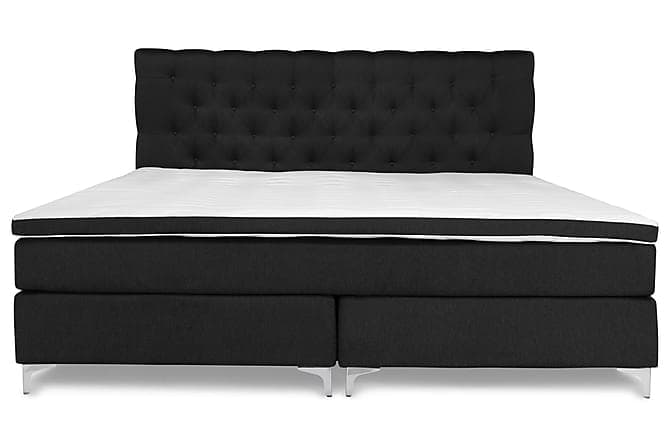 PEARL Basic Kontinentalsäng 210x210 Svart