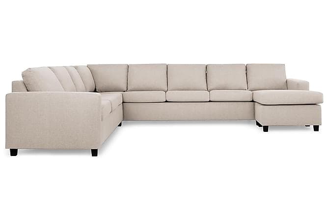 NEW YORK Hjornesofa XXL med Divan Hoyre Beige