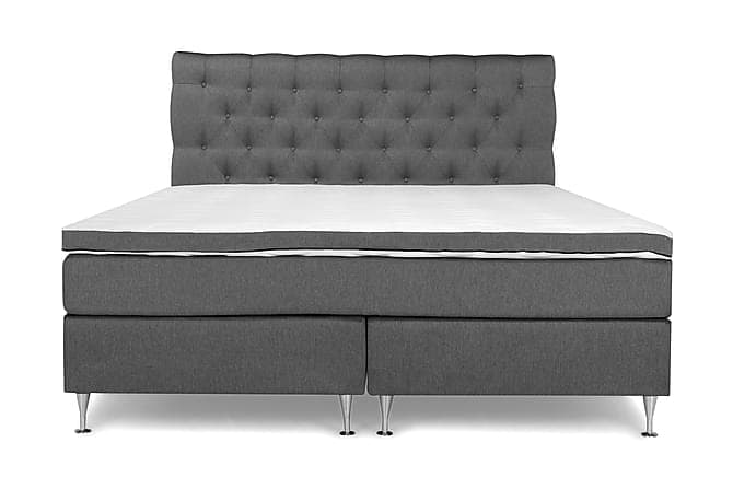 PEARL Comfort Kontinentalsäng 180 Fast/Fast Latex Ljusgrå