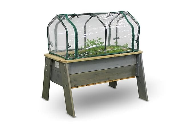 Exit Aksent Plantebord L Deluxe til Born (FSC Mix 70%) Grå/Trae