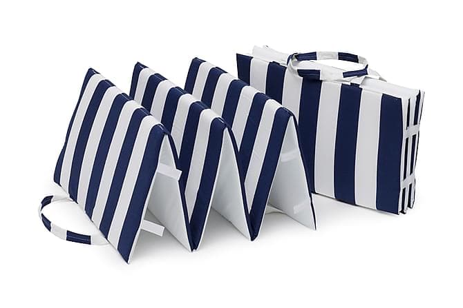STRANDMADRASS Blå/Vit