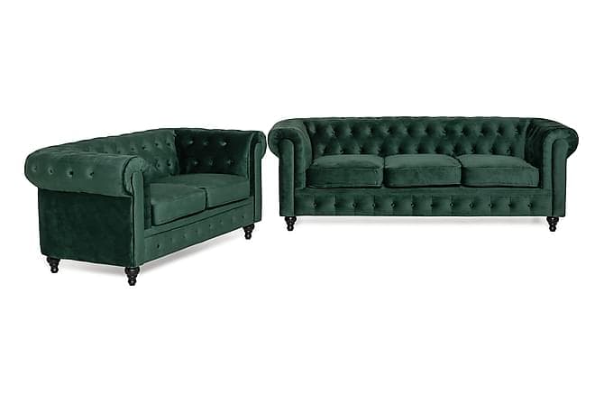 CHESTERFIELD Sofagruppe 3-seter+2-seter Floyel