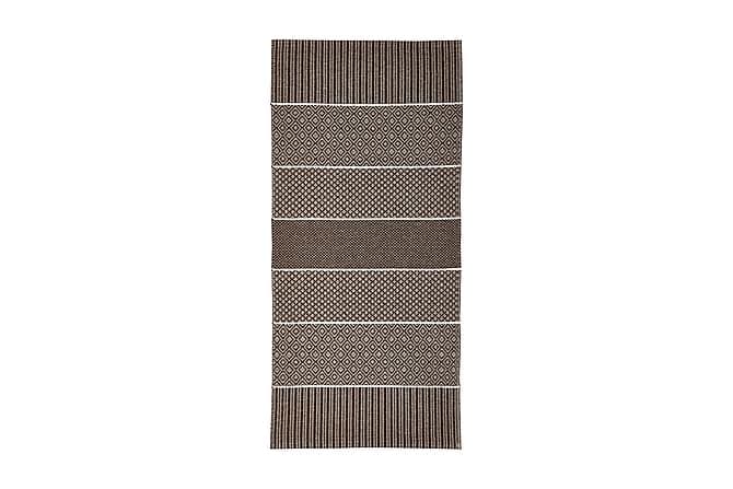 Alfie plastiktaeppe 150x250 Vendbar PVC brun