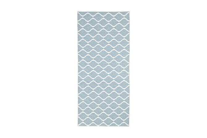 Wave Plastiktaeppe 150x250 Vendbar PVC blå