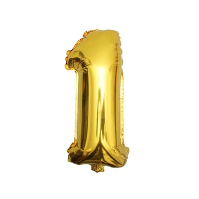 Big 82cm Digit Balloon syntymäpäivälle 1