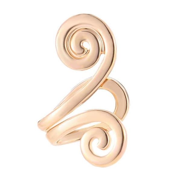 Fake Helix Tragus Piercing Öron Örhänge Ear Cuff utan Hål Guld