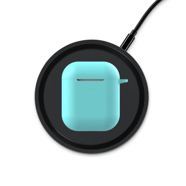 Musta Apple Airpods 1/2 pussin kotelokotelo -kestävä suojakotelo