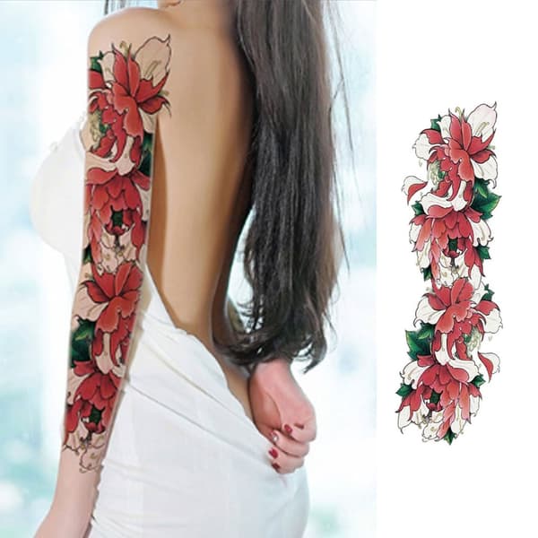 Väliaikainen tatuointi väärennetty tatuointihihainen väärennetty tatuointi fakesleeve