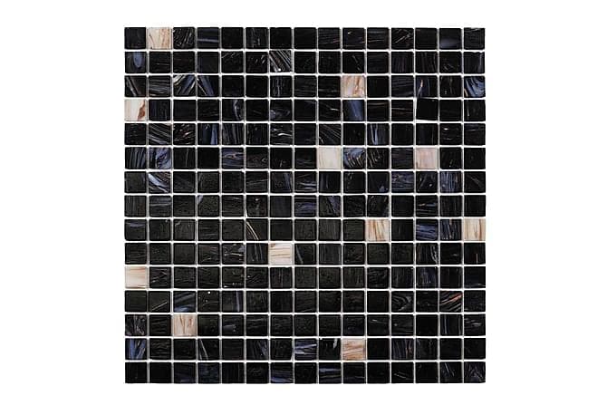 Glassmosaikk Dark Heaven White Gold 32,7X32,7