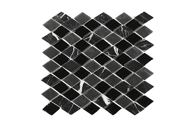 Krystallmosaikk Black And Grey Mix 28X30