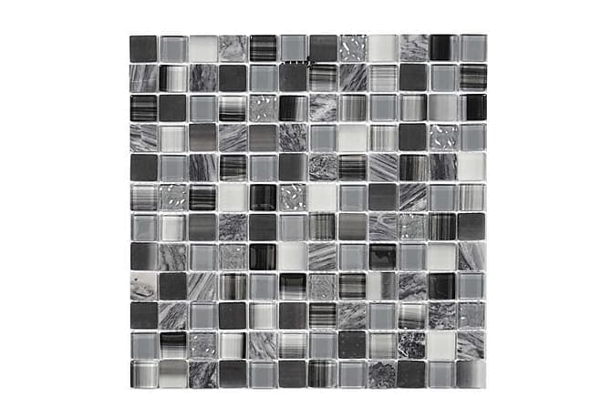 Krystallmosaikk Grey Mix 30X30