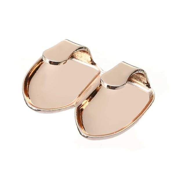 Grillz hiphop rose guld dobbelt totepiece bling goldtand en $ ap