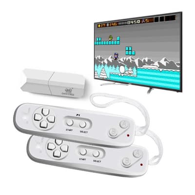 Retro Spelkonsol TV Multiplayer Trådlösa Kontroller med 600 Spel