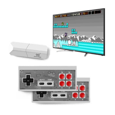 Spelkonsol TV Multiplayer Trådlösa Retro Kontroller med 600 Spel