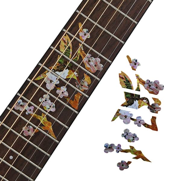 Dekoration för Gitarr Gitarrhals Dekor Klistermärken Greppbräda