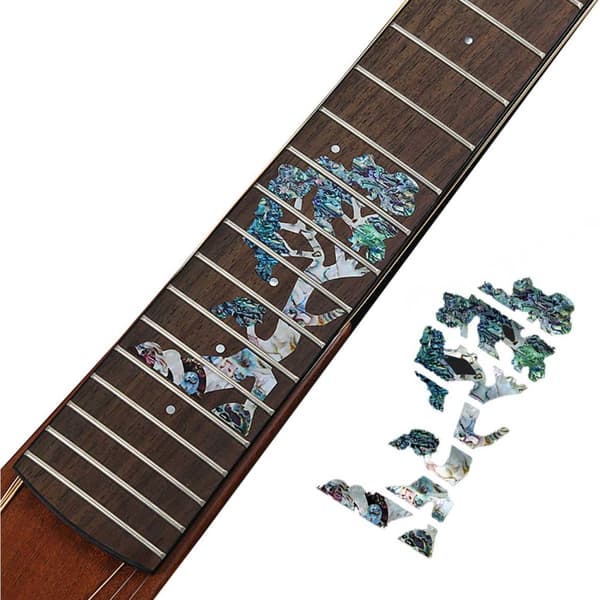 Dekor for gitargitarhals dekorasjons klistremerker Grip Board
