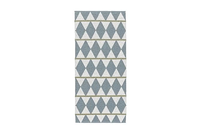 Zigge Plastiktaeppe 150x250 Vendbar PVC blå
