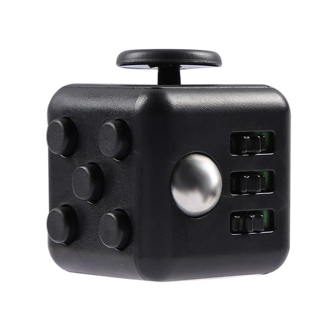 Fidget Cube (Svart) Anti-Stress