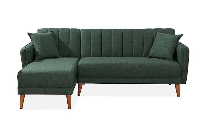 Shiela Hjornesovesofa Mork gronn