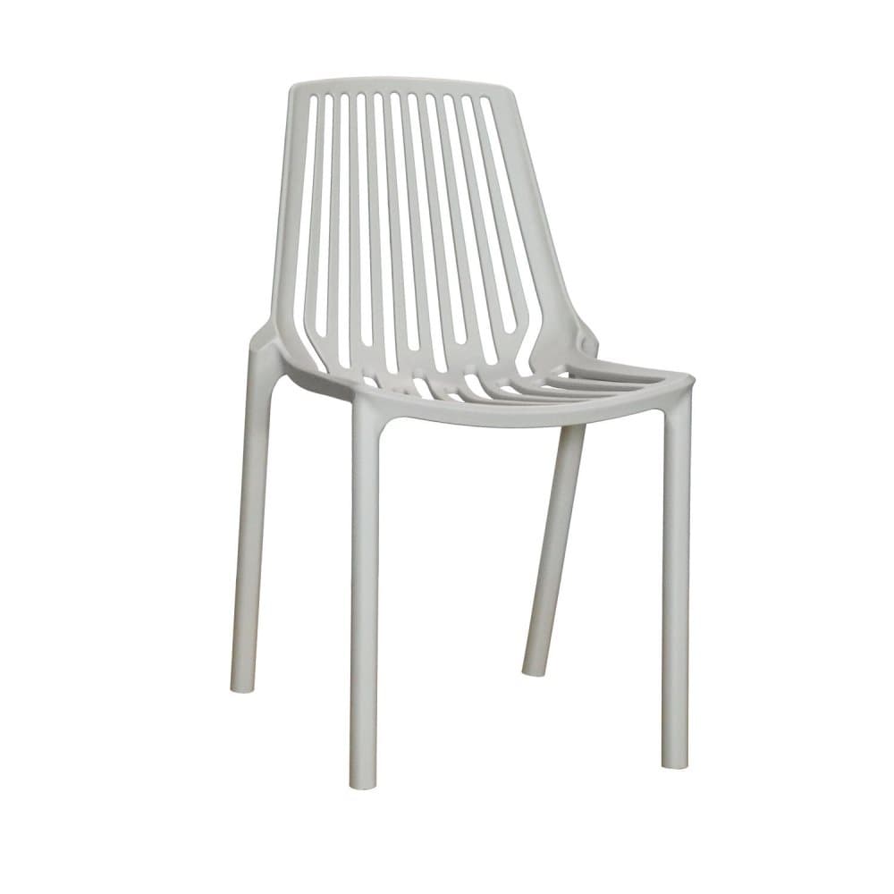 Tuoli MILLER 55x46xH46,5/79,5cm, materiaali: muovi, väri: harmaa
