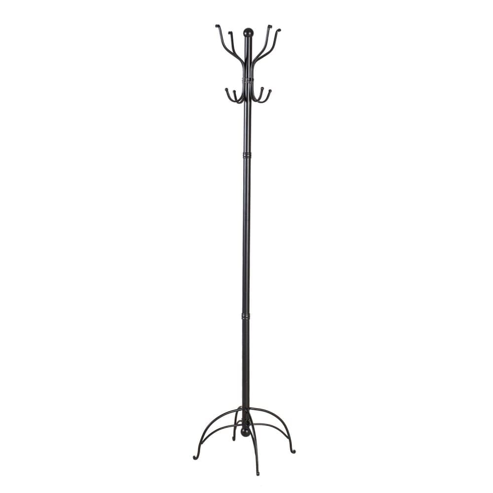 Vaatenaulakko ANNA, 32x32xH180cm, materiaali: metalli, väri: matta musta