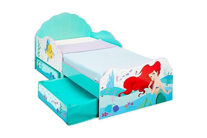 Disney Lastensänky 77x142 cm Ariel Sininen/Valkoinen