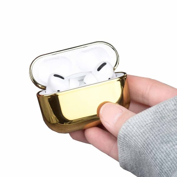 Apple AirPods Pro Case Fodral Stötsäkert Skyddsfodral Guld