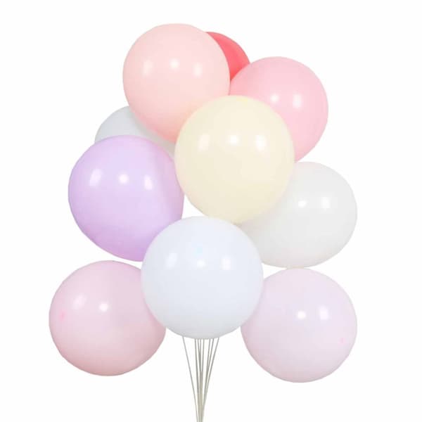100-pack Ballonger 26cm Latex i Blandade Färger Fest Födelsedag