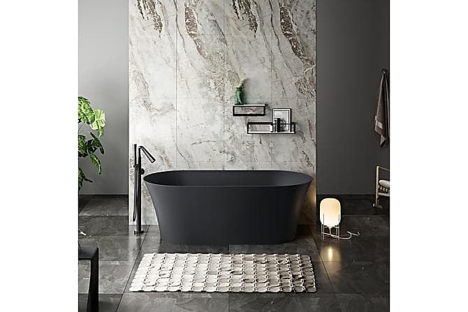 Badekar Bathlife Svart Frittstående Badekar