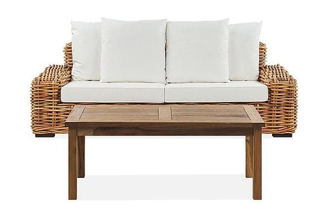 PORCHIA 3-sits Loungegrupp Brun