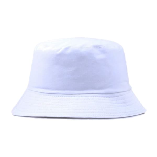 Vit Fiskehatt Bucket Hat Mössa Hatt