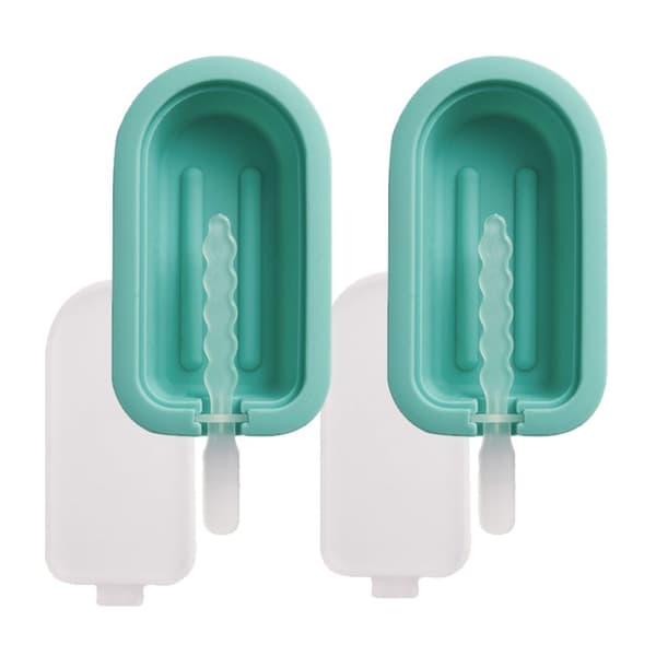 2 -Pack Ice Cream Shape Popsicle - Tee omat jäätelökepit kotona