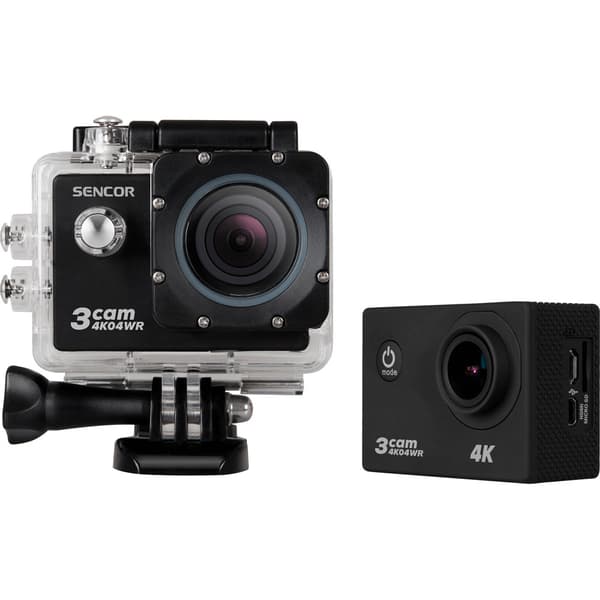 SENCOR Actionkamera, 4K, 2" TFT fargeskjerm
