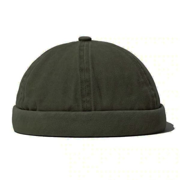 Vintage vasket Miki Hat Hat Beanie Docker Sotar Mot Green