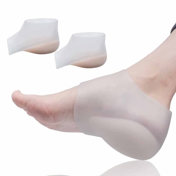 Bli Längre Strumpor Gel Hälinlägg Ökad Längd Skoinlägg 4cm