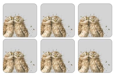Wrendale Owl Coasters S/6 10,5x10,5cm (1)