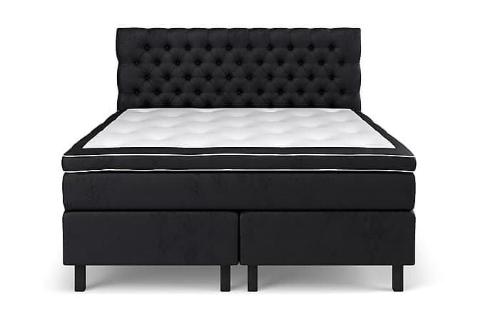 GRAND XL Kontinentalseng 160x200 cm Svart / Floyel